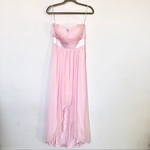 PROM Dress‼️High Low Pink Hear Shape Dress